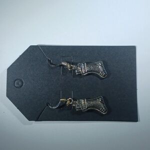 Xmas Stocking Earrings New Handmade